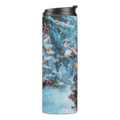 Bouteilles Isothermes Biewer Terrier Chien équitation Moto Noël (Tourné sur la gauche)