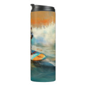 Bouteilles Isothermes Biewer Terrier Plage Surf Peinture (Tourné sur la droite)