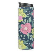 Bouteilles Isothermes Big Bright Flowers Dark Personalized (Tourné sur la droite)