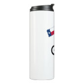 Bouteilles Isothermes Bigfoot Cyclisme Drapeau du Texas (Tourné sur la gauche)