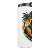 Bouteilles Isothermes Bigfoot mangeant une orange (Tourné sur la gauche)