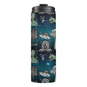 Bouteilles Isothermes Bigfoot, OVNI, Aliens, Mothman, Dogman, Cryptides