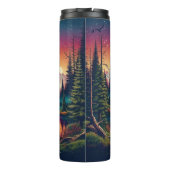 Bouteilles Isothermes Bigfoot : Réflexion forestière, Starry Peaks (Dos)