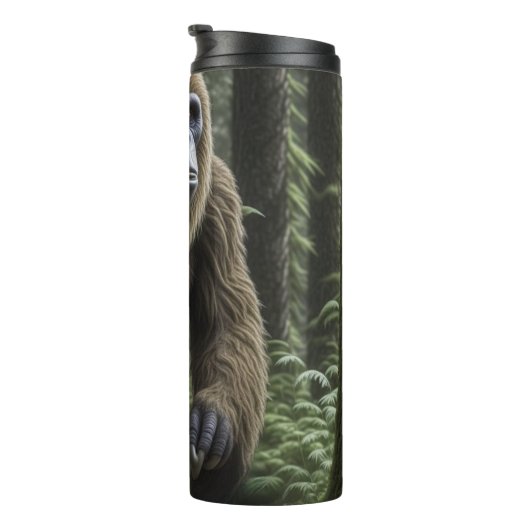 Bouteilles Isothermes Bigfoot Sasquatch dans les bois (Tourné sur la droite)
