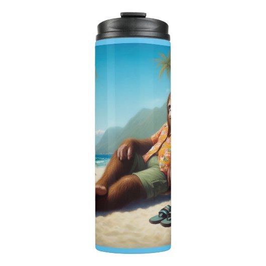 Bouteilles Isothermes Bigfoot sur la plage (Devant)