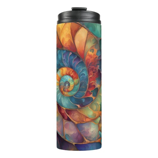 Bouteilles Isothermes Bijoux coquille spirale (Devant)