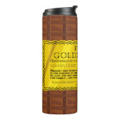 Bouteilles Isothermes Billet d'or Willy Wonka (Tourné sur la gauche)