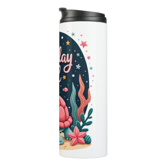 Bouteilles Isothermes Birthday Girl Sea Turtle Theme Birthday Party Ocea (Tourné sur la droite)