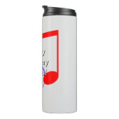 Bouteilles Isothermes Birthday Music Notes   (Tourné sur la droite)