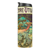 Bouteilles Isothermes Biscuits Lefevre-Utile par Alphonse Mucha (1896) (Tourné sur la droite)