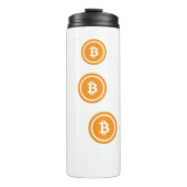 Bouteilles Isothermes Bitcoin Cryptomonnaie BTC Crypto Ethereum Cadeau (Devant)