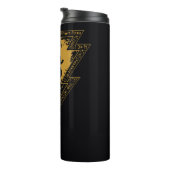 Bouteilles Isothermes Black Adam Distressed Lightning Bolt Graphic (Tourné sur la droite)