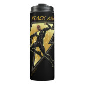 Bouteilles Isothermes Black Adam Lightning Bolt Illustration du caractèr (Devant)
