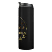 Bouteilles Isothermes Black and Gold Personalized (Tourné sur la droite)