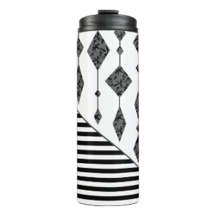 Bouteilles Isothermes Black and white, abstract, geometric, simple, scan