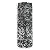 Bouteilles Isothermes Black and white damask patterns (Dos)
