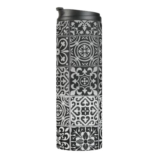 Bouteilles Isothermes Black and white damask patterns (Tourné sur la droite)