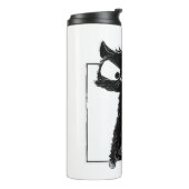 Bouteilles Isothermes Black Cat Baseball Horror Halloween (Tourné sur la gauche)