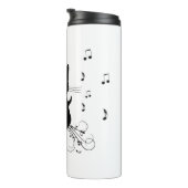 Bouteilles Isothermes Black Cat Surrounded by Whispering Notes of Music (Tourné sur la droite)