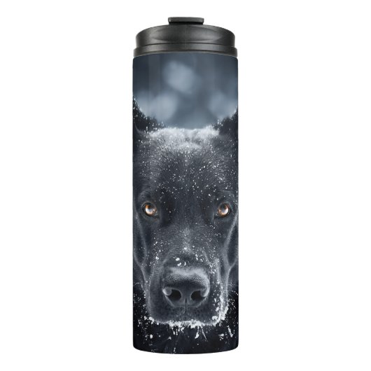 Bouteilles Isothermes Black German Shepherd (Devant)