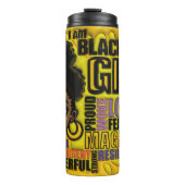 Bouteilles Isothermes Black Girl Magic - 3D Inflect Effect Tumbler (Devant)