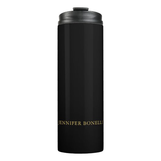 Bouteilles Isothermes Black Gold Colors Professional Trendy Modern Name (Devant)