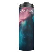 Bouteilles Isothermes Black Gold Cyan Quartz Abstrait (Devant)