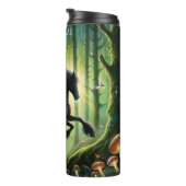 Bouteilles Isothermes Black Horse Enchanted Forest Mushrooms (Tourné sur la droite)