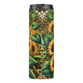 Bouteilles Isothermes Black Horse Sunflower Leopard Grace (Dos)