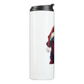 Bouteilles Isothermes Black Lab Christmas Magie_ Labrador à Santa Hat (Tourné sur la gauche)