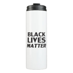 Bouteilles Isothermes "Black Lives Matt" noir blanc