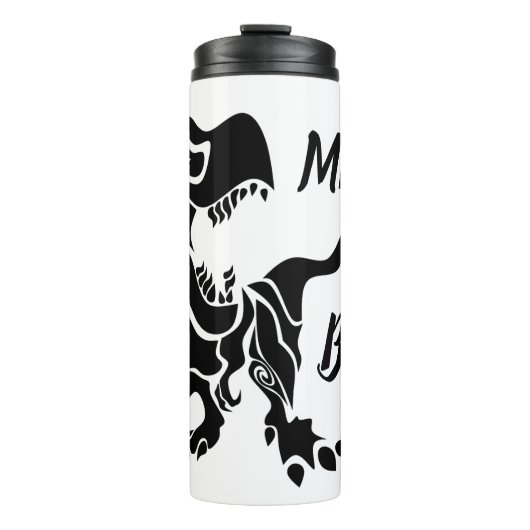 Bouteilles Isothermes Black Trex le Boss Dino (Devant)