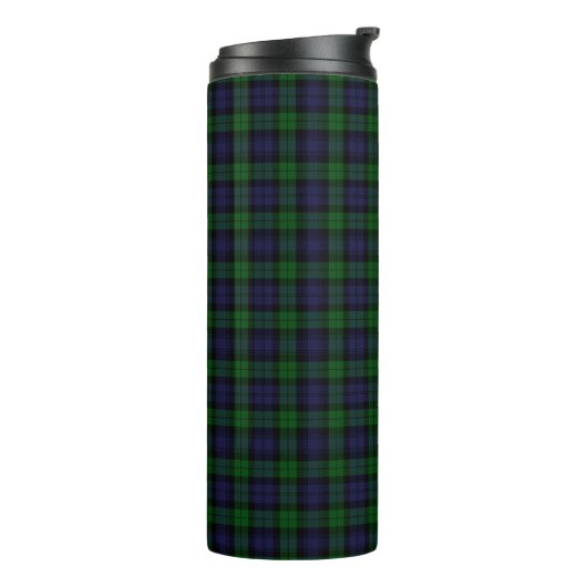 Bouteilles Isothermes Black Watch Tartan Plaid Scottish Plaid Motif (Tourné sur la gauche)