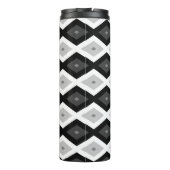 Bouteilles Isothermes Black, white and grey diamond pattern (Dos)