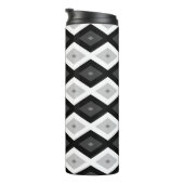 Bouteilles Isothermes Black, white and grey diamond pattern (Tourné sur la droite)