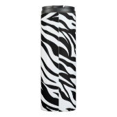 Bouteilles Isothermes Black & White Zebra Safari Motif animal (Dos)