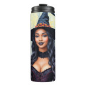 Bouteilles Isothermes Black Woman Witch Fall quitte l'art (Devant)