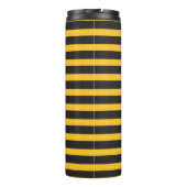 Bouteilles Isothermes Black Yellow Horizontal Lines Geometric Bee Animal (Dos)