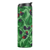 Bouteilles Isothermes Blackberry en vert (Tourné sur la gauche)