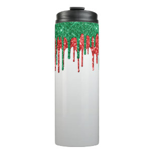 BOUTEILLES ISOTHERMES BLANC VERT PARTIES SCINTILLANT ROUGE TEXTUEL REGAR