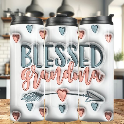 Bouteilles Isothermes Blessé Grand-mère 3D gonflé Puff