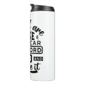 Bouteilles Isothermes Blessed Are Those Who Hear the Word of God Quotes (Tourné sur la droite)