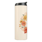 Bouteilles Isothermes Blessures d'automne - Feuilles d'automne et couron (Tourné sur la gauche)