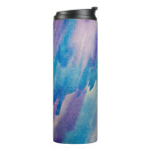 Bouteilles Isothermes Bleu abstrait fond abstrait, aqua, art, art (Tourné sur la gauche)