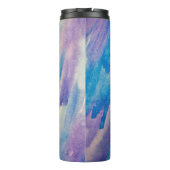 Bouteilles Isothermes Bleu abstrait fond abstrait, aqua, art, art (Dos)