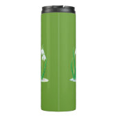 Bouteilles Isothermes Bleu blanc (Galanthus nivalis) Vert (Dos)