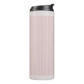 Bouteilles Isothermes Bleu clair gris rose rayures doux (Tourné sur la gauche)