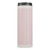 Bouteilles Isothermes Bleu clair gris rose rayures doux (Dos)