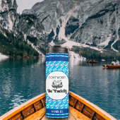 Bouteilles Isothermes Bleu clair Motif Canot Otter Nom personnalisé