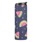 Bouteilles Isothermes Bleu Cute Retour À L'École Fruit De Pastèque (Tourné sur la gauche)